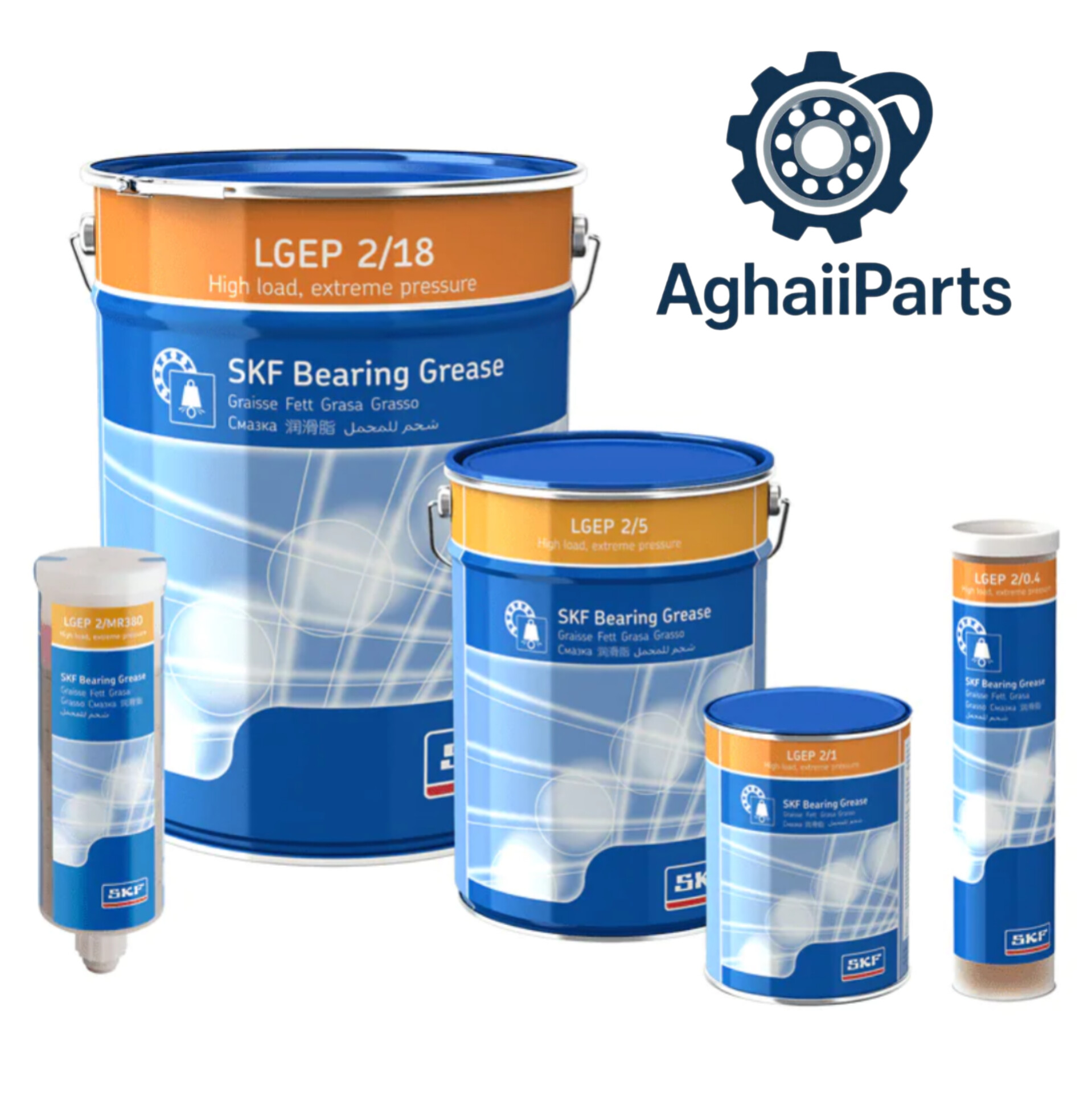 گریس اس کا اف اصل 18 / SKF Bearing Grease LGEP 2