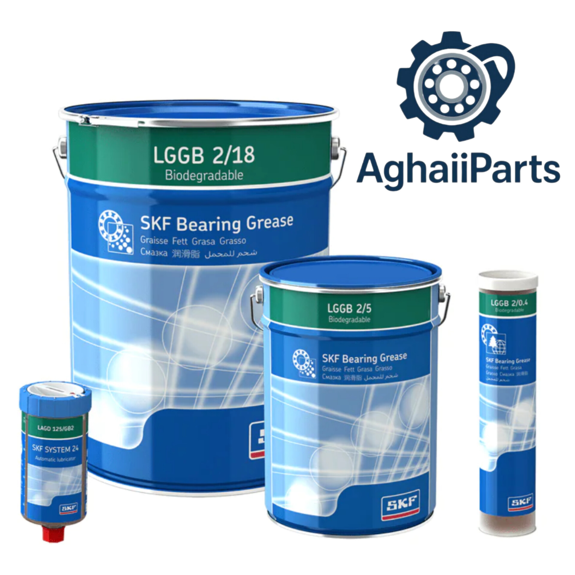 گریس اس کا اف 18/SKF Bearing Grease LGGB 2